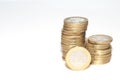 Euro stack Royalty Free Stock Photo