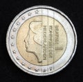 2 Euro standard coin from Netherlands