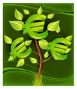 Euro tree Royalty Free Stock Photo