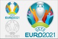 EURO 2020 UEFA European Championship logo set.