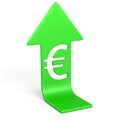 Euro up Royalty Free Stock Photo