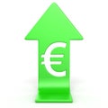 Euro up Royalty Free Stock Photo