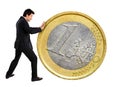 Euro zone crisis Royalty Free Stock Photo