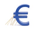 Euro-zone crisis Royalty Free Stock Photo