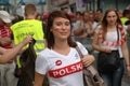 Euro2012 - Polish girl in national t-shirt