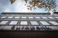 Eurobank EFG Serbia`s main office in the center of Belgrade. Royalty Free Stock Photo