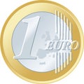 Eurocoin Royalty Free Stock Photo