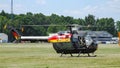 Eurocopter MBB Bo-105 of German Air Force on grass airfield.