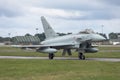 Eurofighter Typhoon from the Itailian Air Force Royalty Free Stock Photo