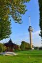 Euromast observation tower built specially for the 1960 Floriade, in Rotterdam