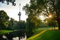 Euromast observation tower built specially for the 1960 Floriade