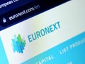 Euronext bourse stock market