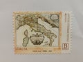 EUROPA 2020 (Ancient postal routes) stamp set on cover from Italy