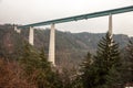 Europa bridge, on the Brenner pass in Italy. Royalty Free Stock Photo