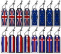 Europa Flags Set of Grunge Metal Tags