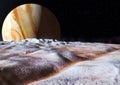 Europa moon jupiter Royalty Free Stock Photo