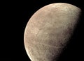 Europa, a moon of planet Jupiter Royalty Free Stock Photo