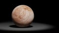 Europa, moon of planet Jupiter, solar system set