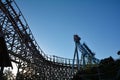 Europa Park, Rust, Germany, April 20th 2022 - Roller coaster in the amusement park