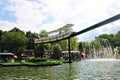 Germany, Rust - May 2023 - Monorail in the Europa Park