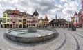 Europa place in city Komarno, Slovakia Royalty Free Stock Photo