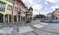 Europa place in city Komarno, Slovakia Royalty Free Stock Photo