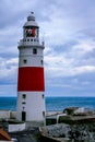 Europa Point lighthouse, Gibraltar Royalty Free Stock Photo