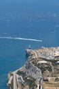 Europa point and Trinity House Lighthouse Gibraltar Royalty Free Stock Photo