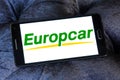 Europcar car rental logo Royalty Free Stock Photo