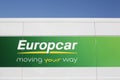 Europcar logo on a car