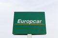 Europcar logo on a panel