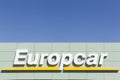 Europcar logo on wall