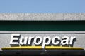 Europcar logo on a wall