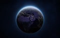 Planet Earth at night Royalty Free Stock Photo