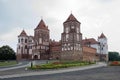 Europe. Belarus. Mir. Mir castle on a summer morning
