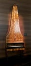 Europe Belgium Brussels Arts Ancient Giraffe Piano Harp Vintage Antique Music Box Wood Inlay Musical Instrument Museum Design