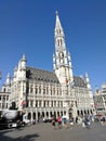 Europe Belgium Brussels Grand Place City Center Plaza Royalty Free Stock Photo