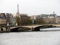 Europe, bridge over the river. Royalty Free Stock Photo
