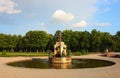 Europe classic fountain Royalty Free Stock Photo