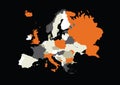 Europe (coloured)