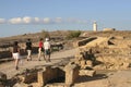 Europe,Cyprus, Paphos, the archeo site. Royalty Free Stock Photo