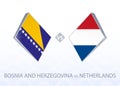 Europe football competition Bosnia and Herzegovina vs Netherlands, League A, Group 1