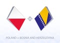 Europe football competition Poland vs Bosnia and Herzegovina, League A, Group 1