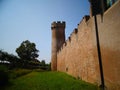 Europe, France, Bas Rhin, Obernai, guard tower and rampart Royalty Free Stock Photo