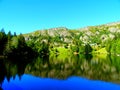 France, Great East, Alsace, Haut Rhin, Forlet lake also called lake of the trouts