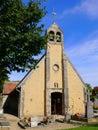Europe, France, Normandy, small country church Royalty Free Stock Photo