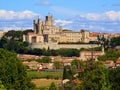 Europe, France, Occitanie, HÃÂ©rault, BÃÂ©ziers, Saint-Nazaire Cathedral Royalty Free Stock Photo