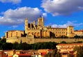 Europe, France, Occitanie, HÃÂ©rault, BÃÂ©ziers, Saint-Nazaire Cathedral Royalty Free Stock Photo