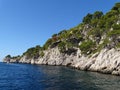 Europe, France, Provence Alpes Cote d`Azur, Bouches du Rhone, Cassis, the creeks Royalty Free Stock Photo