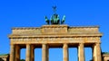 Germany, Berlin, the Brandenburg Gate Royalty Free Stock Photo